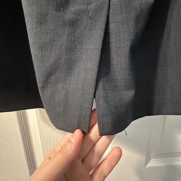 Banana Republic Navy Blue Suit Skirt Size 12 - Picture 3 of 6